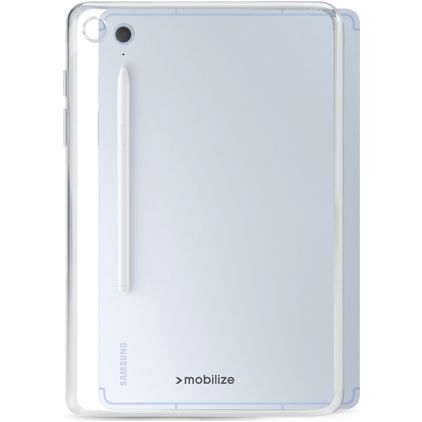 Mobilize Gelly Case Coque Samsung Galaxy Tab S10 FE Coque arrière en en TPU Souple - Transparent