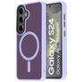 Mobiparts Hardcover Coque Samsung Galaxy S24 MagSafe Coque arrière Rigide - Satin Lila