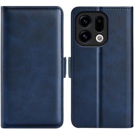 Mobigear Slim Magnet Housse OPPO Find X9 Etui Porte-Monnaie - Bleu