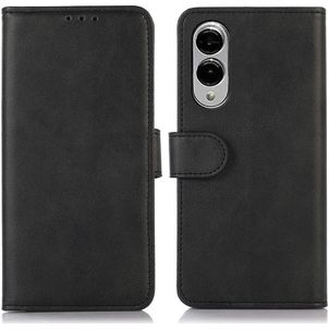 Mobigear Wallet Housse Samsung Galaxy S25 Edge Etui Porte-Monnaie - Noir
