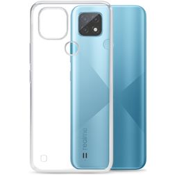 Mobilize Gelly Coque Transparente Realme C21 Coque arrière en TPU Souple - Transparent