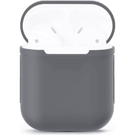 Mobigear Colors Coque Apple AirPods 2 Coque en Silicone Souple - Gris Mobigear Colors Coque Apple AirPods 2 Coque en Silicone Souple - Gris
