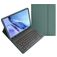 Mobigear Keys Coque iPad Air 3 (2019) Etui Clavier Bluetooth QWERTZ + Porte-crayon - Vert