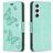 Mobigear Butterfly Samsung Galaxy S24 Étui Portefeuille - Vert