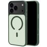Mobiparts Hardcover Coque iPhone 18 Pro Max MagSafe Coque arrière Rigide - Satin Green