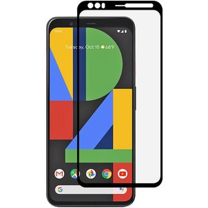 Mobigear Premium Google Pixel 4 Verre trempé Protection d'écran - Compatible Coque - Noir