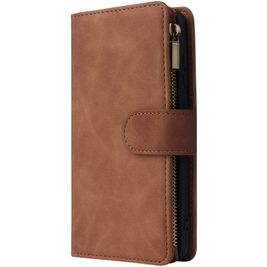 Mobigear Zipper Housse Huawei P40 Etui Porte-Monnaie - Marron Mobigear Zipper Housse Huawei P40 Etui Porte-Monnaie - Marron