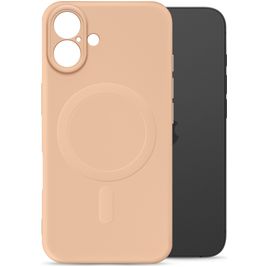 My Style Protective Flex Coque iPhone 16 Plus MagSafe Coque arrière en TPU Souple - Soft Pink