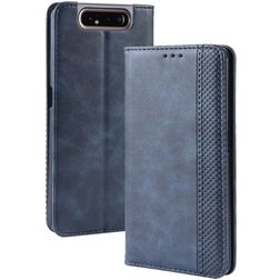 Mobigear Sensation Housse Samsung Galaxy A80 Etui Porte-Monnaie - Bleu