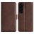 Mobigear Slim Magnet Housse Samsung Galaxy S23 FE Etui Porte-Monnaie - Marron