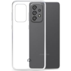 Mobilize Gelly Coque Transparente Samsung Galaxy A73 Coque arrière en TPU Souple - Transparent