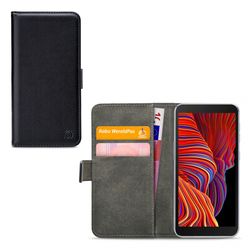 Mobilize Classic Gelly Wallet Housse Samsung Galaxy Xcover 5 Etui Porte-Monnaie - Noir