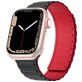 Mobigear Loop Mag Bracelet Silicone Apple Watch Fermeture magnétique - 49/46/45/44 mm - Noir / Rouge
