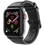 Dux Ducis Business Bracelet Cuir Apple Watch Fermeture boucle ardillon - 49/46/45/44 mm - Noir