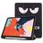 Mobigear Tri-Fold Gel Coque iPad Air 5 (2022) Etui en TPU,Similicuir + Porte-crayon - Do Not Touch