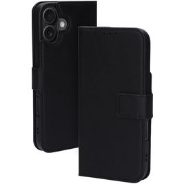 Mobiparts Classic Wallet MagSafe Housse iPhone 16 Plus MagSafe Etui Porte-Monnaie - Noir