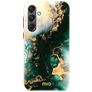 MIO Coque Samsung Galaxy S24 Plus MagSafe Coque arrière Rigide - Green Marble