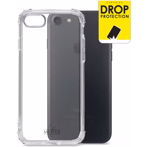 My Style Protective Flex Coque Transparente iPhone 8 Coque arrière en TPU Souple Anti-Chocs - Transparent