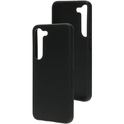 Mobiparts Classic Coque Samsung Galaxy S23 Coque arrière en TPU Souple - Matt Black
