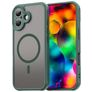 Mobigear Shockproof Coque iPhone 18 MagSafe Coque arrière Rigide - Vert