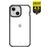 ITSkins SupremeClear Coque iPhone 13 Coque arrière Rigide Anti-Chocs - Transparent / Noir