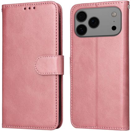 Mobigear Wallet iPhone 18 Pro Max Étui Portefeuille - Rose doré