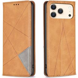Mobigear Rhombus Slim Housse iPhone 17 Pro Max Etui - Cognac