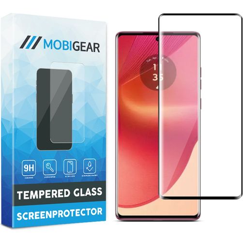 Mobigear Premium Motorola Edge 50 Fusion Verre trempé Protection d'écran - Compatible Coque - Noir