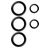 PanzerGlass Hoops Samsung Galaxy S26 Ultra Verre trempé Protection objectif caméra - Compatible coque - Noir