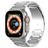 Mobigear Perth Bracelet Titane Apple Watch Fermeture boucle déployante - 49/46/45/44 mm - Argent