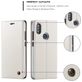 Caseme 003 Housse Xiaomi Redmi 6 Pro Etui Porte-Monnaie - Blanc