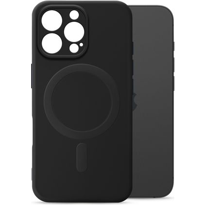 My Style Protective Flex Coque iPhone 16 Pro MagSafe Coque arrière en TPU Souple - Noir