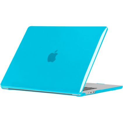 Mobigear Glossy MacBook Air 15 Pouces (2023-2026) Coque - Bleu - Model A2941 / A3114 / A3241 / A3448