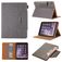 Mobigear Luxury Coque iPad 8 (2020) Etui + Porte-crayon - Gris