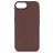 Decoded iPhone 17e Cuir véritable Coque arrière Antichoc - Chocolate Brown