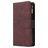 Mobigear Zipper Housse Huawei P40 Etui Porte-Monnaie - Marron