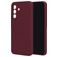 Mobiparts Coque Samsung Galaxy A36 Coque arrière en Silicone - Plum Red