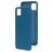Mobiparts Coque Samsung Galaxy A22 5G Coque arrière en Silicone - Blueberry Blue