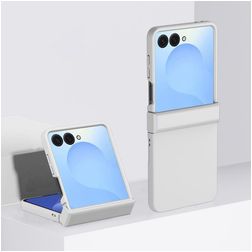 Mobigear Colors Samsung Galaxy Z Flip 8 Plastique rigide Coque arrière - Blanc