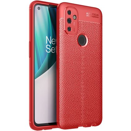 Mobigear Luxury OnePlus Nord N100 TPU souple Coque arrière - Rouge