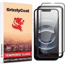 GrizzlyCoat Easy Fit iPhone 17e Verre trempé Protection d'écran Anti-Glare - Compatible Coque + Cadre d'installation