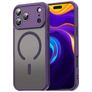 Mobigear Shockproof Coque iPhone 18 Pro MagSafe Coque arrière Rigide - Violet