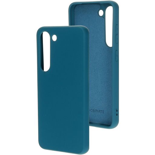 Mobiparts Coque Samsung Galaxy S23 Coque arrière en Silicone - Blueberry Blue