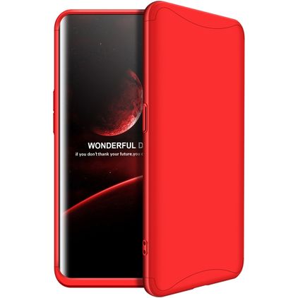 Mobigear TriGuard Coque OPPO Find X Coque arrière Rigide - Rouge