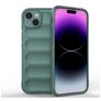 Mobigear Bumpy Coque iPhone 15 Plus Coque arrière en TPU Souple - Vert