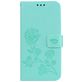 Mobigear Roses Housse Xiaomi Pocophone F1 Etui Porte-Monnaie - Turquoise