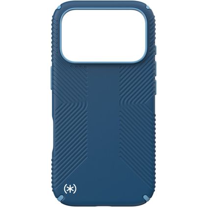 Speck Presidio2 Grip Coque iPhone 18 Pro Max MagSafe Coque arrière Rigide Anti-Chocs - Deep Sea Blue