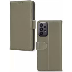 Mobilize Premium Gelly Wallet Housse Samsung Galaxy A23 Etui Porte-Monnaie - Vert