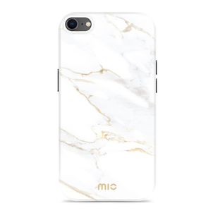 MIO Coque iPhone SE (2020) MagSafe Coque arrière Rigide - White Marble