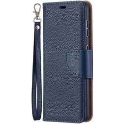 Mobigear Excellent Housse Samsung Galaxy S21 Etui Porte-Monnaie - Bleu
